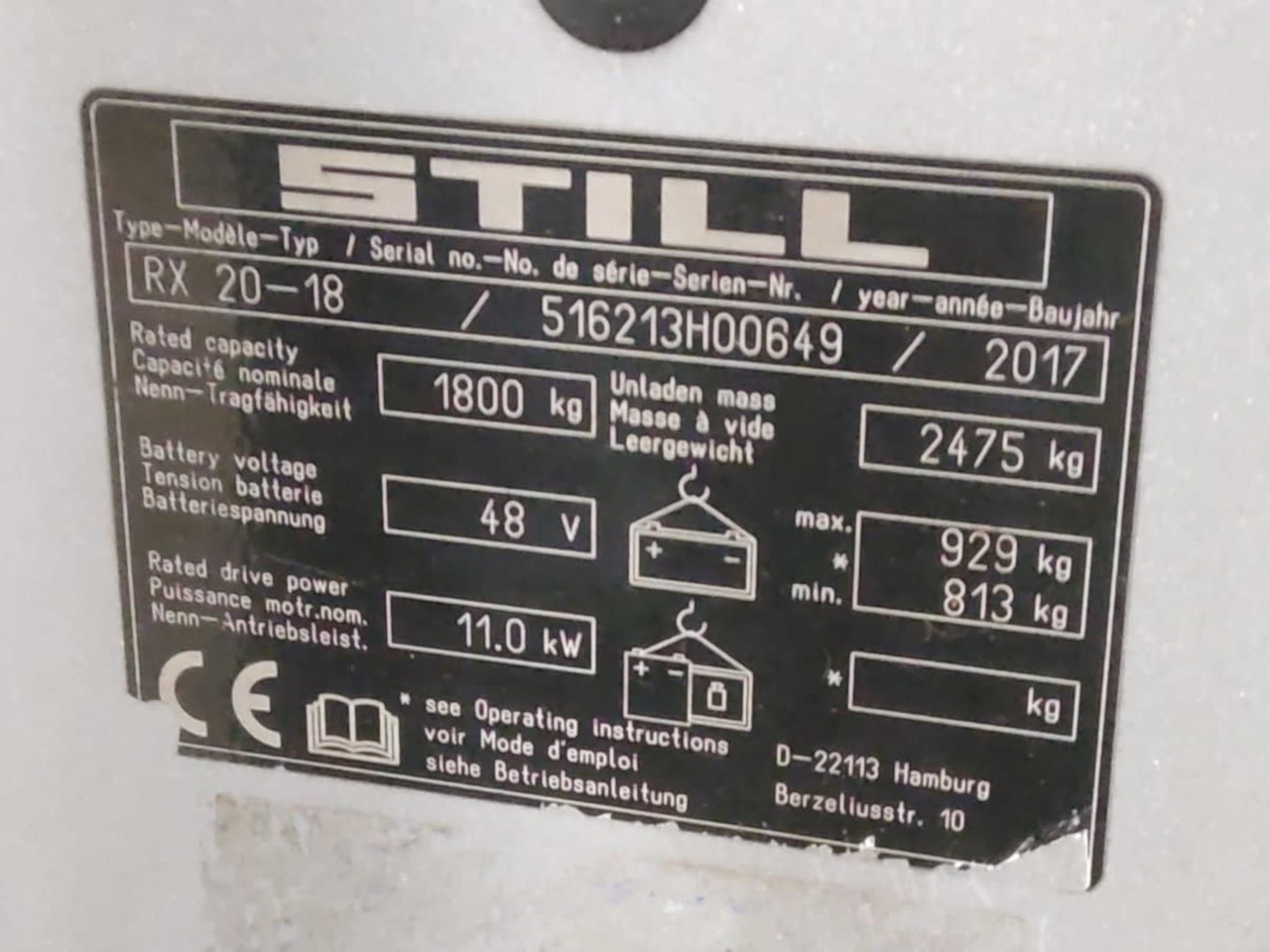 STILL RX20-18 - Chariot élévateur électrique: photos 2 STILL RX20-18 - Chariot élévateur électrique: photos 2