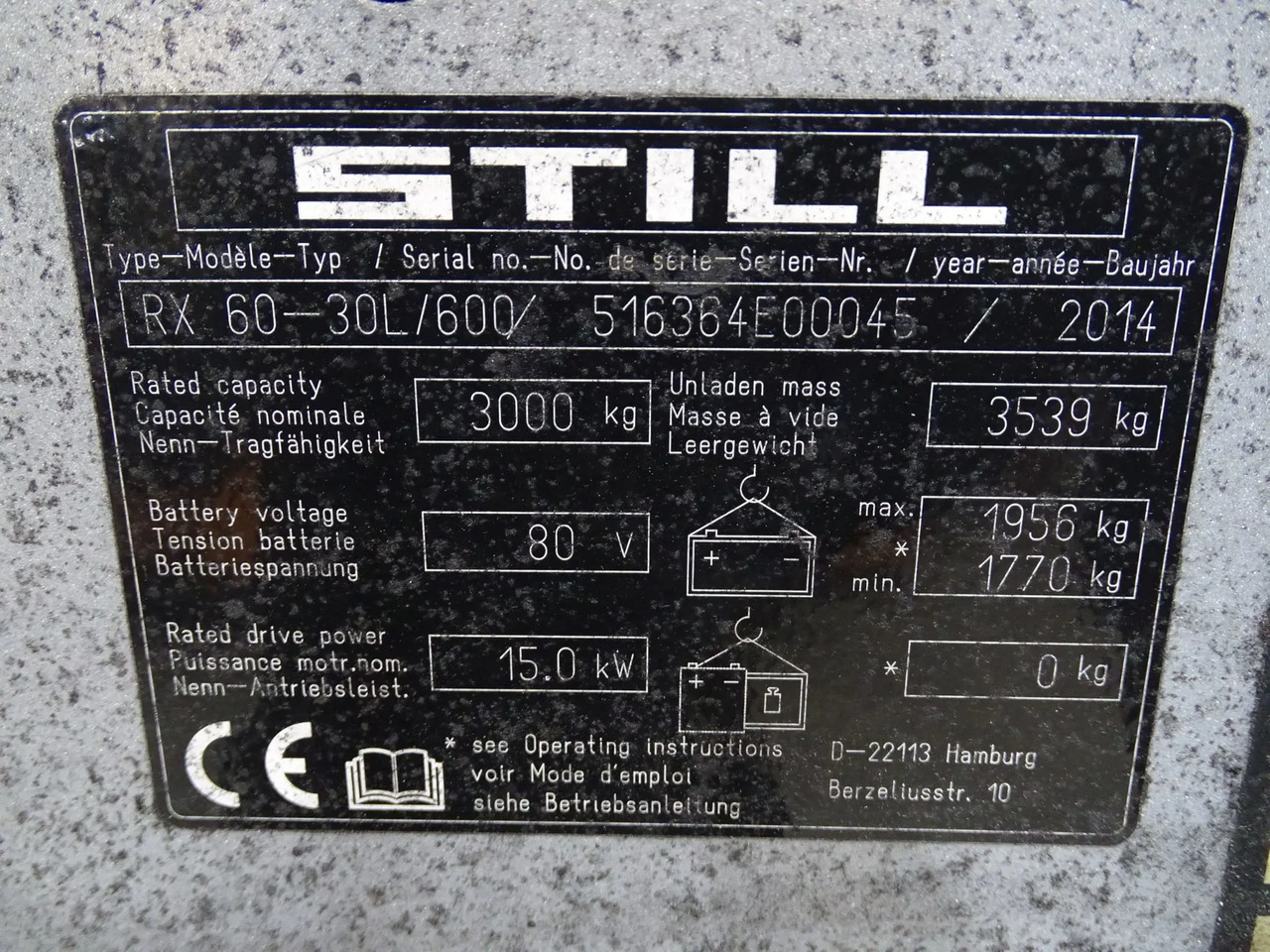 STILL RX60-30L/600 - Chariot élévateur électrique: photos 5 STILL RX60-30L/600 - Chariot élévateur électrique: photos 5