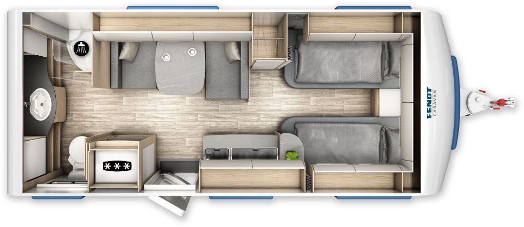 Fendt Bianco Activ 515 SGD 2026 inkl. Extras - Caravane: photos 2 Fendt Bianco Activ 515 SGD 2026 inkl. Extras - Caravane: photos 2