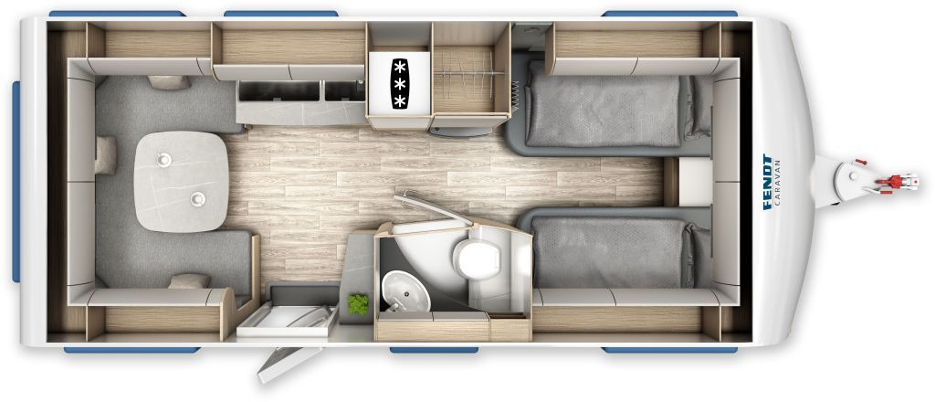 Fendt Bianco Selection 515 SG 2026 mit Extras - Caravane: photos 2 Fendt Bianco Selection 515 SG 2026 mit Extras - Caravane: photos 2