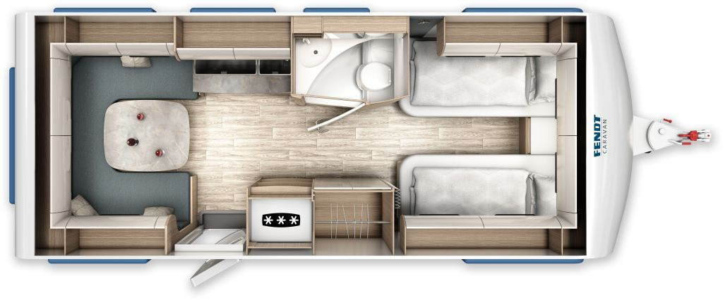 Fendt Tendenza 550 SG 2026 Safety 2000kg +++ - Caravane: photos 2 Fendt Tendenza 550 SG 2026 Safety 2000kg +++ - Caravane: photos 2