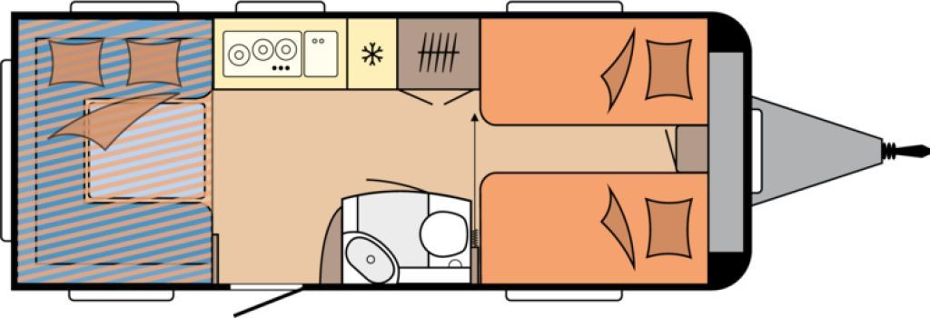 Hobby De Luxe 515 UHL 2000kg. Backofen, Dunsthaube + - Caravane: photos 2 Hobby De Luxe 515 UHL 2000kg. Backofen, Dunsthaube + - Caravane: photos 2