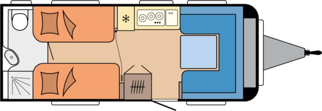 Hobby Excellent Edition 540 WLU AUTARK 2000kg., Citywa - Caravane: photos 2 Hobby Excellent Edition 540 WLU AUTARK 2000kg., Citywa - Caravane: photos 2