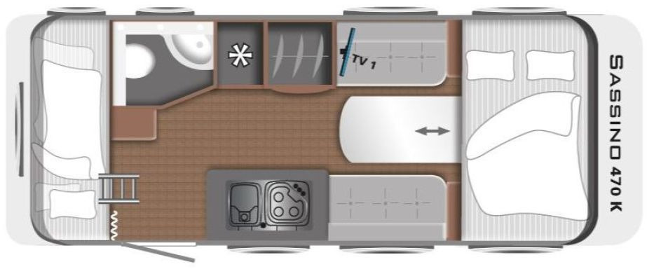 LMC Sassino 470 K 1500kg, Vorzelt, Mover, City - Caravane: photos 2 LMC Sassino 470 K 1500kg, Vorzelt, Mover, City - Caravane: photos 2