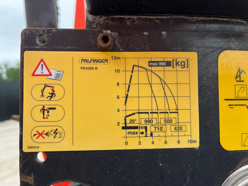 Camion plateau, Camion grue MAN TGL 8.180 4x2 PK 4200 YEAR 2013 / PLATFORM L=3710 mm: photos 12 Camion plateau, Camion grue MAN TGL 8.180 4x2 PK 4200 YEAR 2013 / PLATFORM L=3710 mm: photos 12