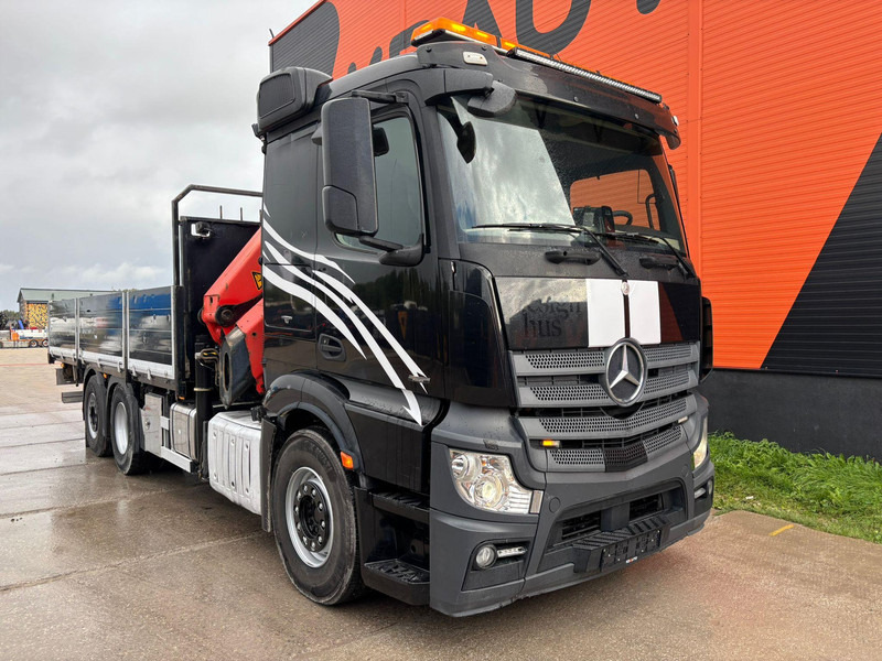 Mercedes-Benz Actros 2542 6x2 PALFINGER PK 26002 EH / PLATFORM L=6552 mm - Camion plateau, Camion grue: photos 4 Mercedes-Benz Actros 2542 6x2 PALFINGER PK 26002 EH / PLATFORM L=6552 mm - Camion plateau, Camion grue: photos 4