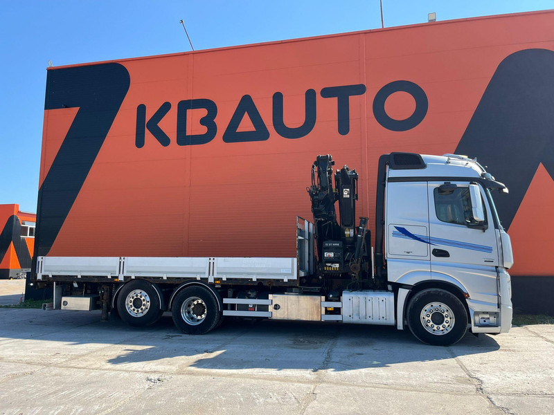 Mercedes-Benz Actros 2551 6x2 HIAB 377-6 HIPRO + JIB / Platform extendable L=6400 -- 7397mm - Camion plateau, Camion grue: photos 5 Mercedes-Benz Actros 2551 6x2 HIAB 377-6 HIPRO + JIB / Platform extendable L=6400 -- 7397mm - Camion plateau, Camion grue: photos 5