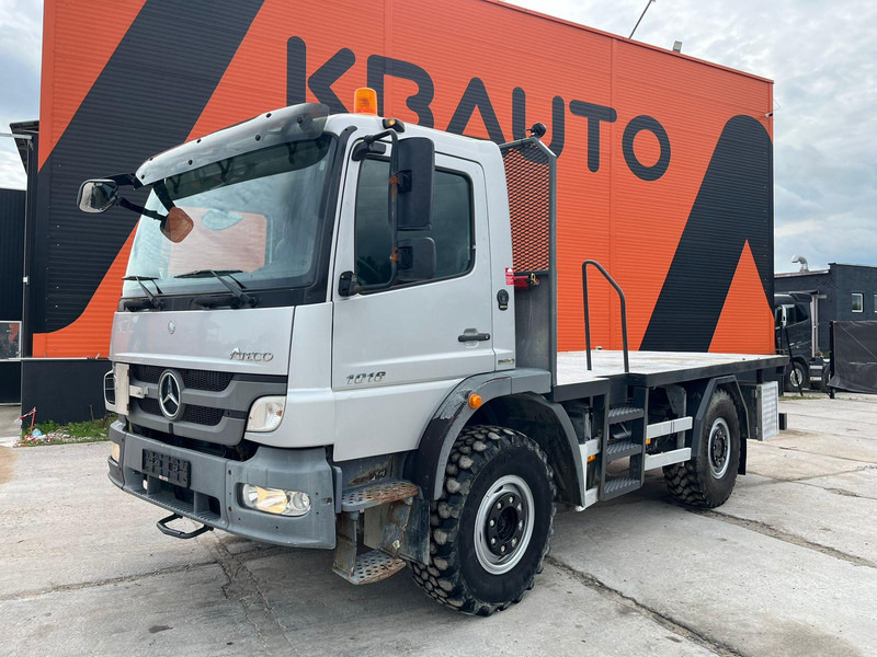 Mercedes-Benz Atego 1018 4x4 ONLY 32281 km ! / FULL STEEL / DRUM BRAKES - Camion plateau: photos 2 Mercedes-Benz Atego 1018 4x4 ONLY 32281 km ! / FULL STEEL / DRUM BRAKES - Camion plateau: photos 2