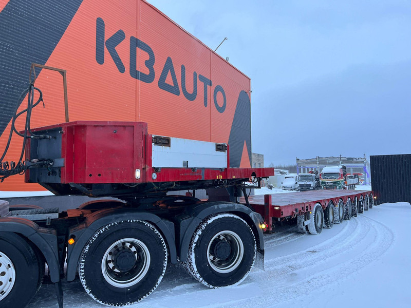 Nooteboom MCO-92VV 8 AXLES - 5 STEERED / HYRDAULIC SUSPENSION - Semi-remorque surbaissé: photos 2 Nooteboom MCO-92VV 8 AXLES - 5 STEERED / HYRDAULIC SUSPENSION - Semi-remorque surbaissé: photos 2