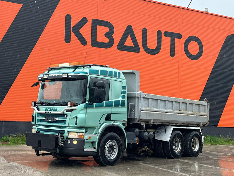 Scania P 420 6x4 UNDERBODY SCRAPER / RETARDER / BOX L=4947 mm - Camion benne: photos 1 Scania P 420 6x4 UNDERBODY SCRAPER / RETARDER / BOX L=4947 mm - Camion benne: photos 1
