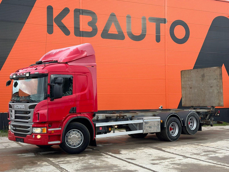 Scania P 440 6x2 FOR SALE AS CHASSIS / RETARDER / CHASSIS L=7741 mm - Châssis cabine: photos 1 Scania P 440 6x2 FOR SALE AS CHASSIS / RETARDER / CHASSIS L=7741 mm - Châssis cabine: photos 1