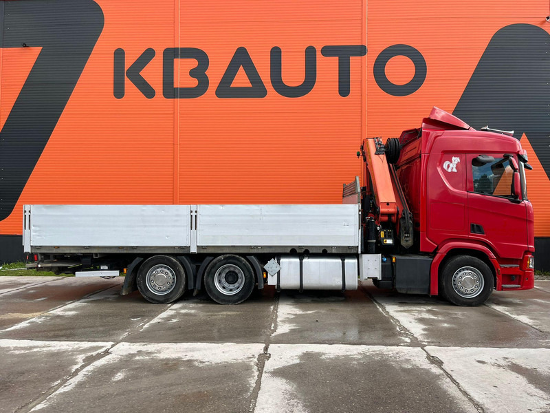 Scania R 450 6x2*4 PK 26002 / PLATFORM L=6482 mm - Camion plateau, Camion grue: photos 5 Scania R 450 6x2*4 PK 26002 / PLATFORM L=6482 mm - Camion plateau, Camion grue: photos 5