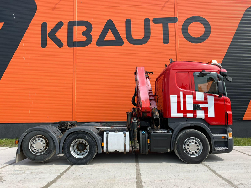 Scania R 560 6x2 HMF2220 K4 / RETARDER - Camion plateau, Camion grue: photos 5 Scania R 560 6x2 HMF2220 K4 / RETARDER - Camion plateau, Camion grue: photos 5
