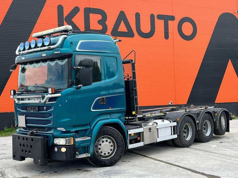 Scania R 580 8x4*4 JOAB L 24 ton / L=5750 mm - Camion ampliroll: photos 1 Scania R 580 8x4*4 JOAB L 24 ton / L=5750 mm - Camion ampliroll: photos 1
