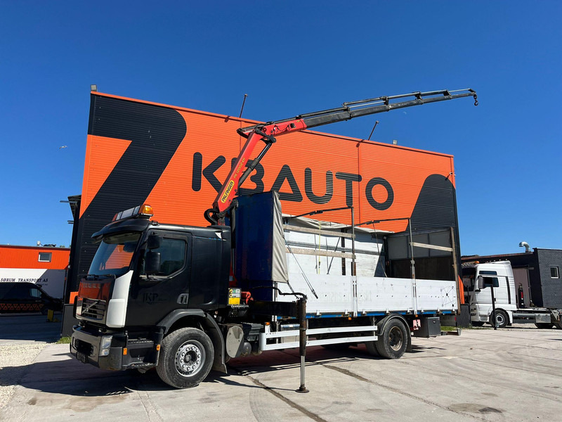 Volvo FE 280 4x2 PK12002 / PLATFORM L=7094 mm - Camion plateau, Camion grue: photos 1 Volvo FE 280 4x2 PK12002 / PLATFORM L=7094 mm - Camion plateau, Camion grue: photos 1