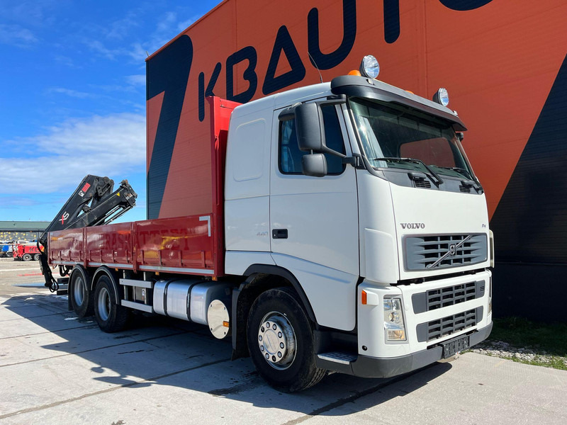 Volvo FH 440 6x2 HIAAB 144E-3 / PLATFORM L=7061 mm - Camion plateau, Camion grue: photos 4 Volvo FH 440 6x2 HIAAB 144E-3 / PLATFORM L=7061 mm - Camion plateau, Camion grue: photos 4