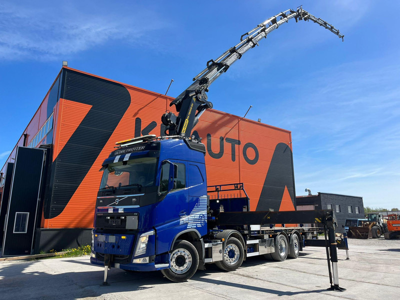 Volvo FH 460 8x2*6 PK78002 + JIB + WINCH / PLATFORM L=7190 mm - Camion plateau, Camion grue: photos 1 Volvo FH 460 8x2*6 PK78002 + JIB + WINCH / PLATFORM L=7190 mm - Camion plateau, Camion grue: photos 1
