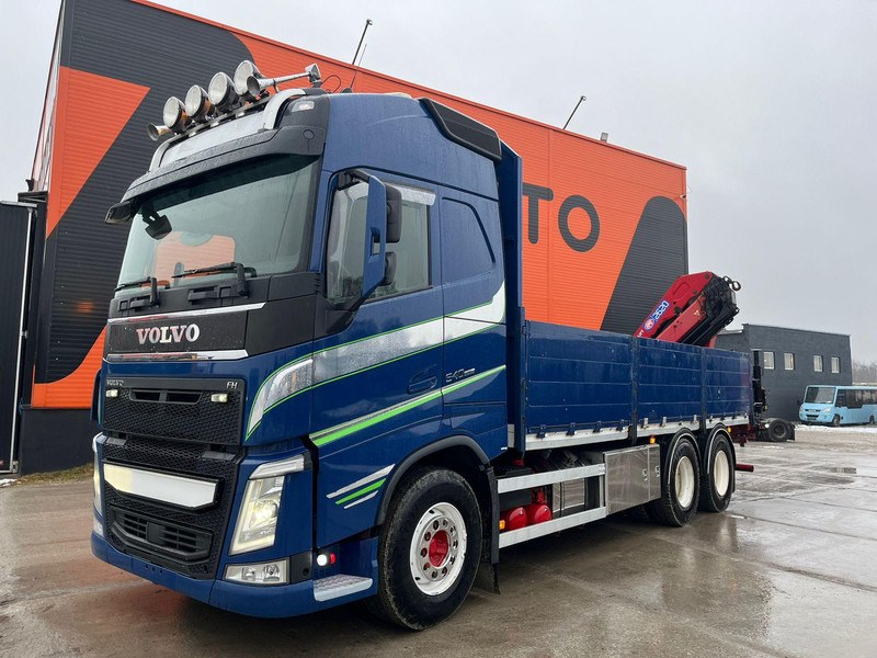 Volvo FH 540 6x4 HMF 2620K-5 / PLATFORM L=6405 mm - Camion plateau, Camion grue: photos 2 Volvo FH 540 6x4 HMF 2620K-5 / PLATFORM L=6405 mm - Camion plateau, Camion grue: photos 2