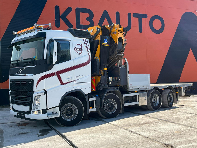 Volvo FH 540 8x2*6 EFFER 685/6S + JIB + WINCH / PLATFORM 6072-7081 mm EXTENDABLE - Camion plateau, Camion grue: photos 2 Volvo FH 540 8x2*6 EFFER 685/6S + JIB + WINCH / PLATFORM 6072-7081 mm EXTENDABLE - Camion plateau, Camion grue: photos 2