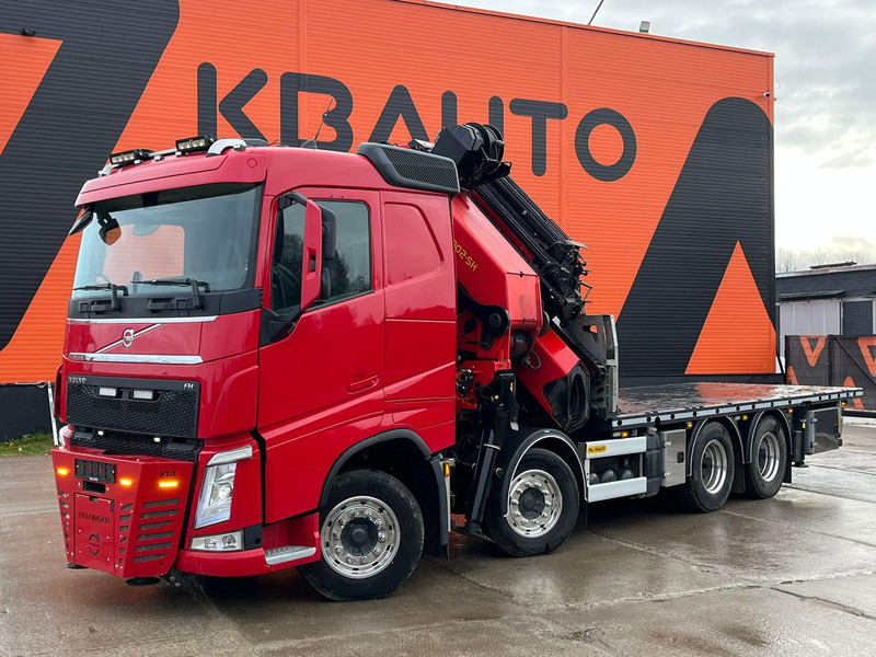 Volvo FH 540 8x4 PK 92002 + JIB + WINCH / PLATFORM L=6341-7344 mm extendable - Camion plateau, Camion grue: photos 1 Volvo FH 540 8x4 PK 92002 + JIB + WINCH / PLATFORM L=6341-7344 mm extendable - Camion plateau, Camion grue: photos 1