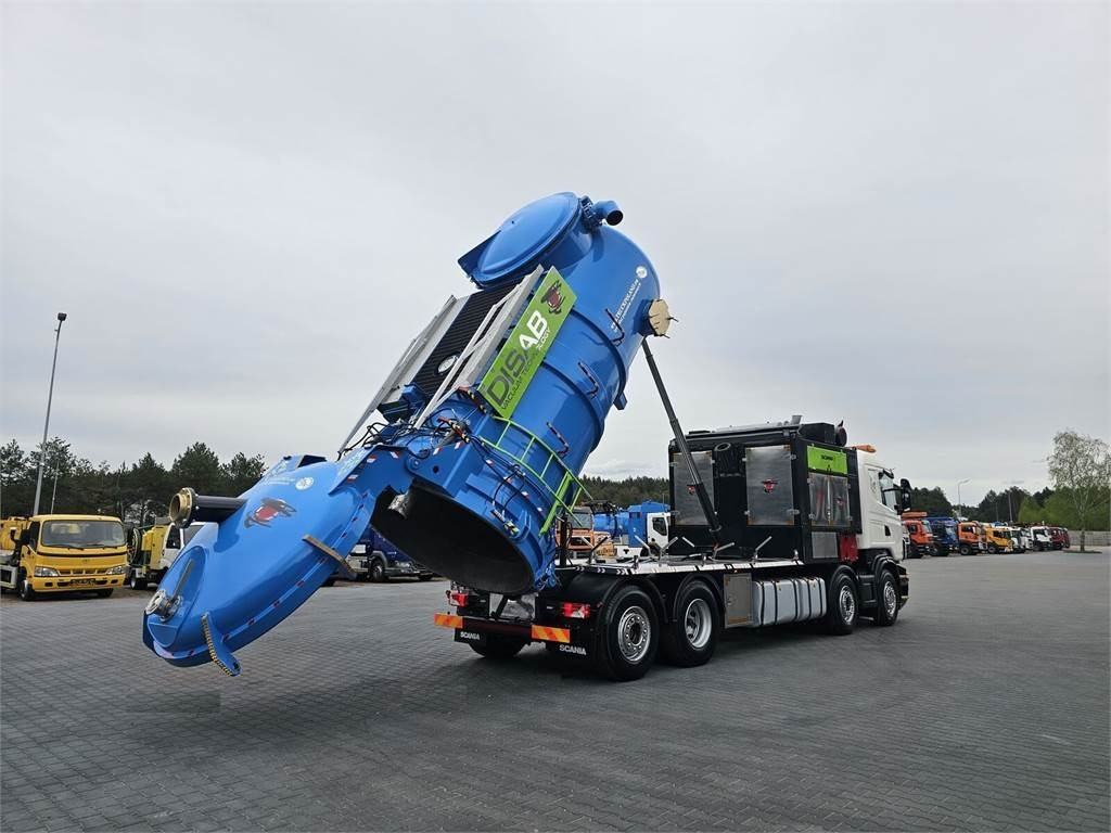 Scania Disab Centurion P210/8 Vacuum suction loader - Camion hydrocureur: photos 1 Scania Disab Centurion P210/8 Vacuum suction loader - Camion hydrocureur: photos 1