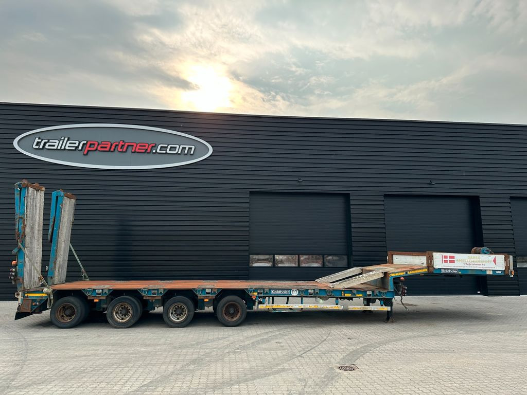 Goldhofer 4 achs tieflader / ausziehbar Goldhofer 4 achs tieflader / ausziehbar - Semi-remorque surbaissé: photos 1 Goldhofer 4 achs tieflader / ausziehbar Goldhofer 4 achs tieflader / ausziehbar - Semi-remorque surbaissé: photos 1