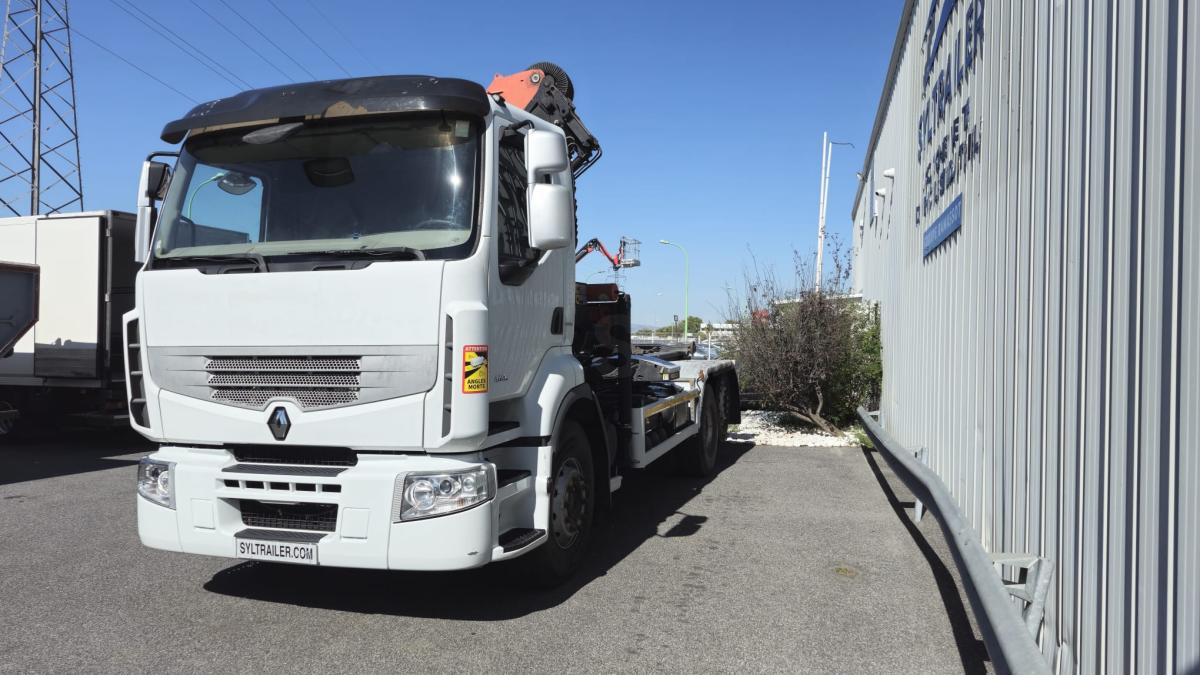 Renault Premium avec grue PALFINGER PK 18000 - Camion ampliroll, Camion grue: photos 5 Renault Premium avec grue PALFINGER PK 18000 - Camion ampliroll, Camion grue: photos 5