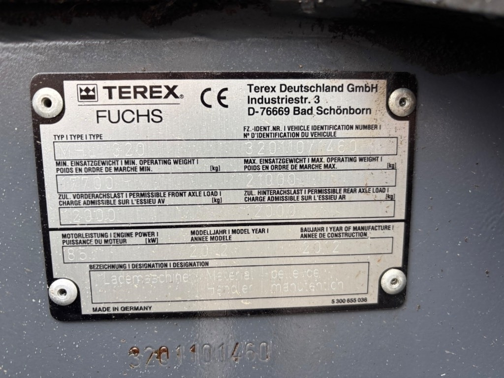 Pelle de manutention Fuchs MHL 320 D: photos 23