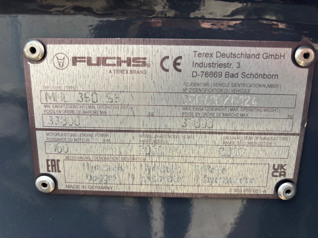 Pelle de manutention Fuchs MHL 350 F - MHL350F - MHL350: photos 27