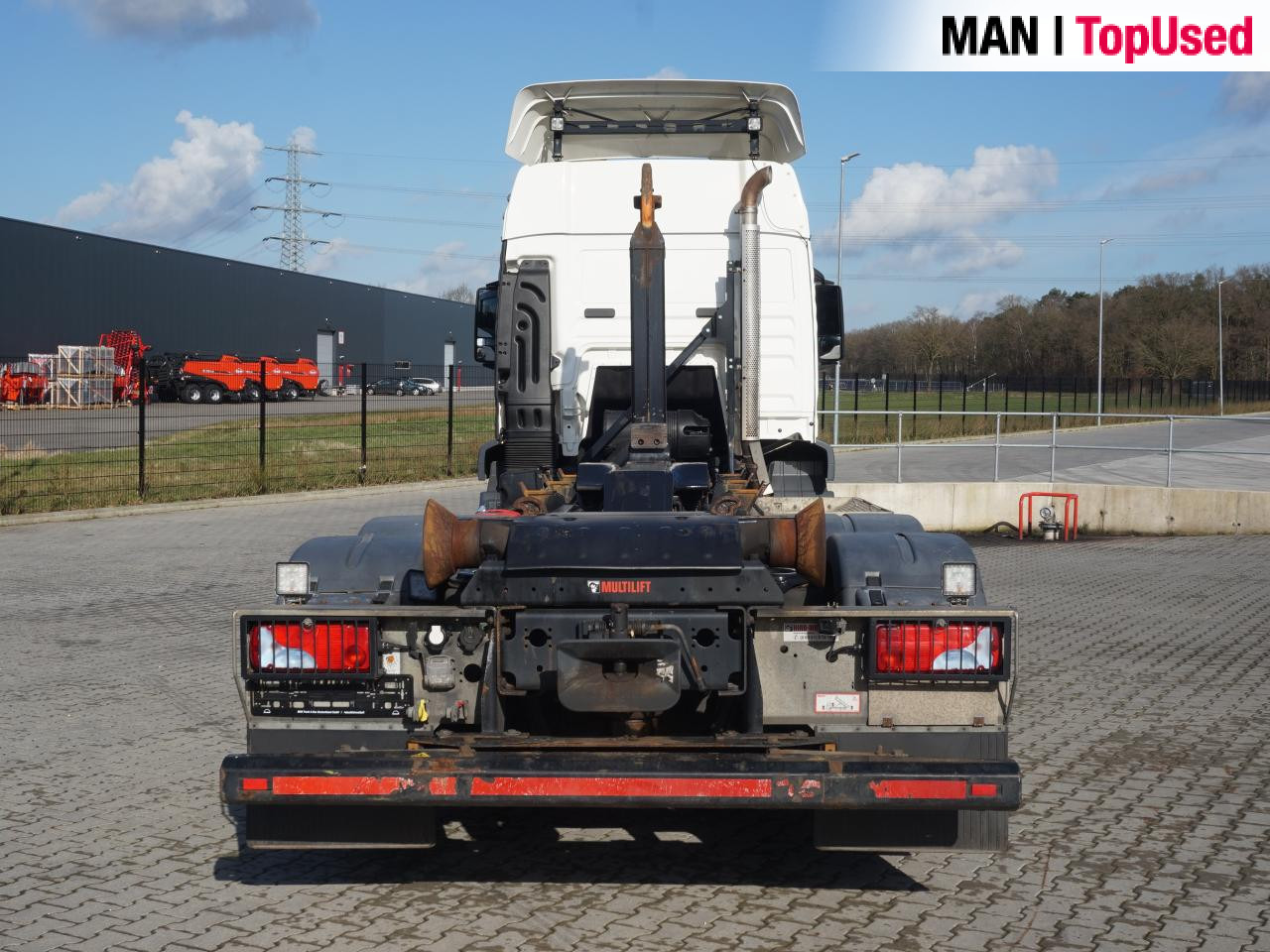 Camion benne MAN TGS 26.460 6X2-4 BL Abroll Kipper: photos 14