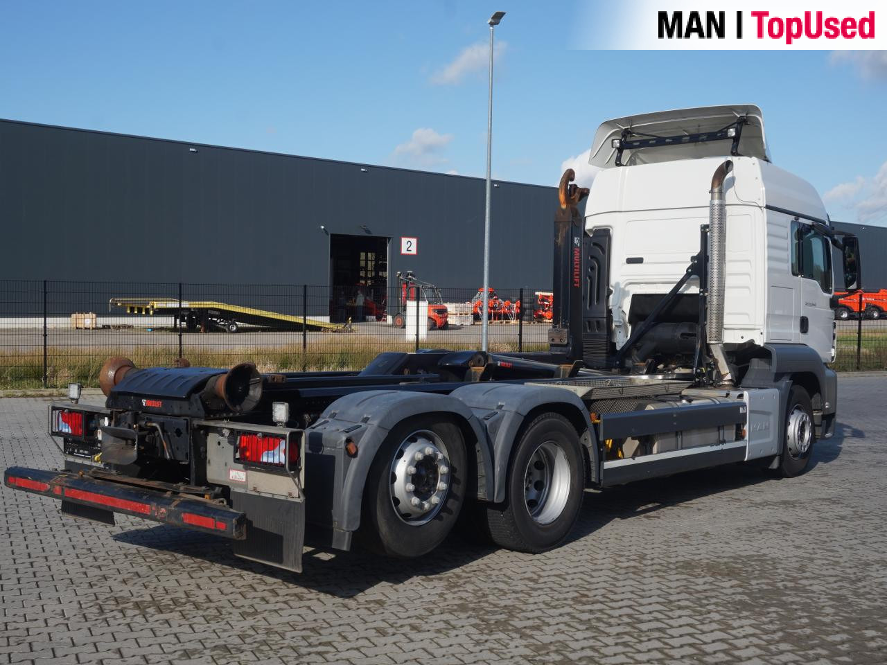 Camion benne MAN TGS 26.460 6X2-4 BL Abroll Kipper: photos 8