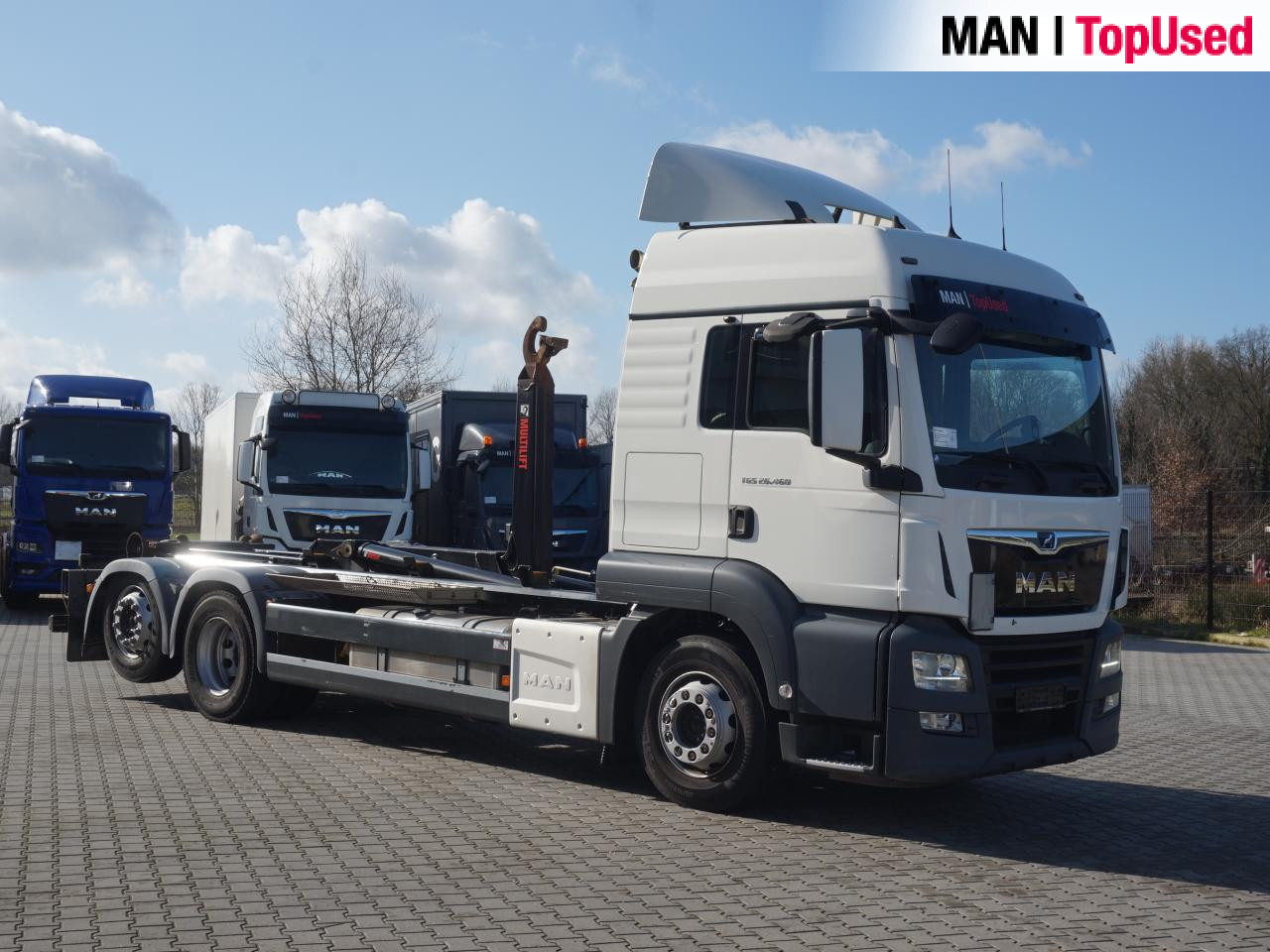 Camion benne MAN TGS 26.460 6X2-4 BL Abroll Kipper: photos 9