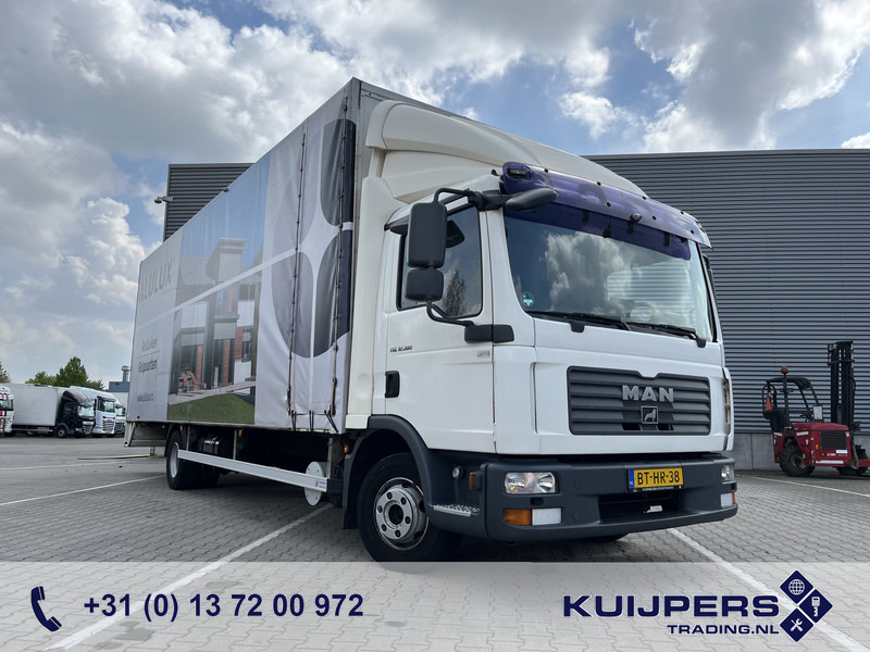 MAN TGL 12.180 / 12 Ton / 781 dkm / Oil Leak / Canvas Box / APK TUV 10-25 - Camion fourgon: photos 1 MAN TGL 12.180 / 12 Ton / 781 dkm / Oil Leak / Canvas Box / APK TUV 10-25 - Camion fourgon: photos 1