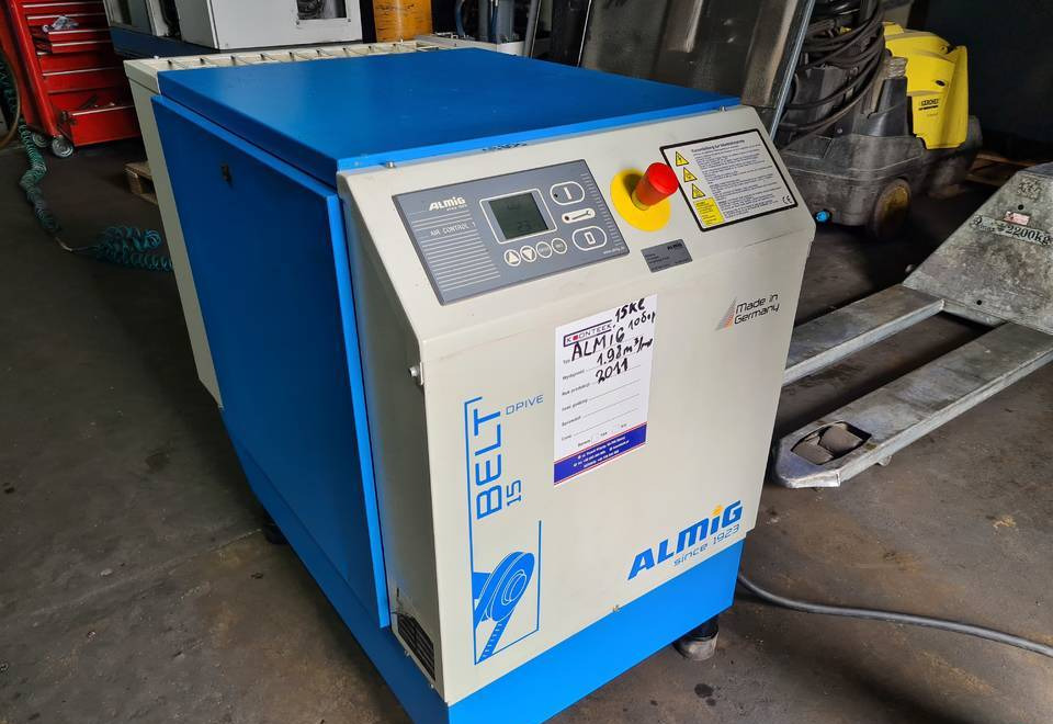 Kompresor śrubowy Almig Belt 15, 15 kw. 2011r - Compresseur d'air: photos 3 Kompresor śrubowy Almig Belt 15, 15 kw. 2011r - Compresseur d'air: photos 3