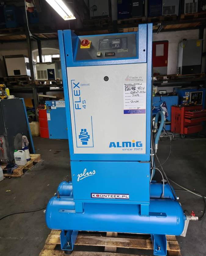 Kompresor śrubowy Almig Flex 4S, 4 kw - Compresseur d'air: photos 4 Kompresor śrubowy Almig Flex 4S, 4 kw - Compresseur d'air: photos 4