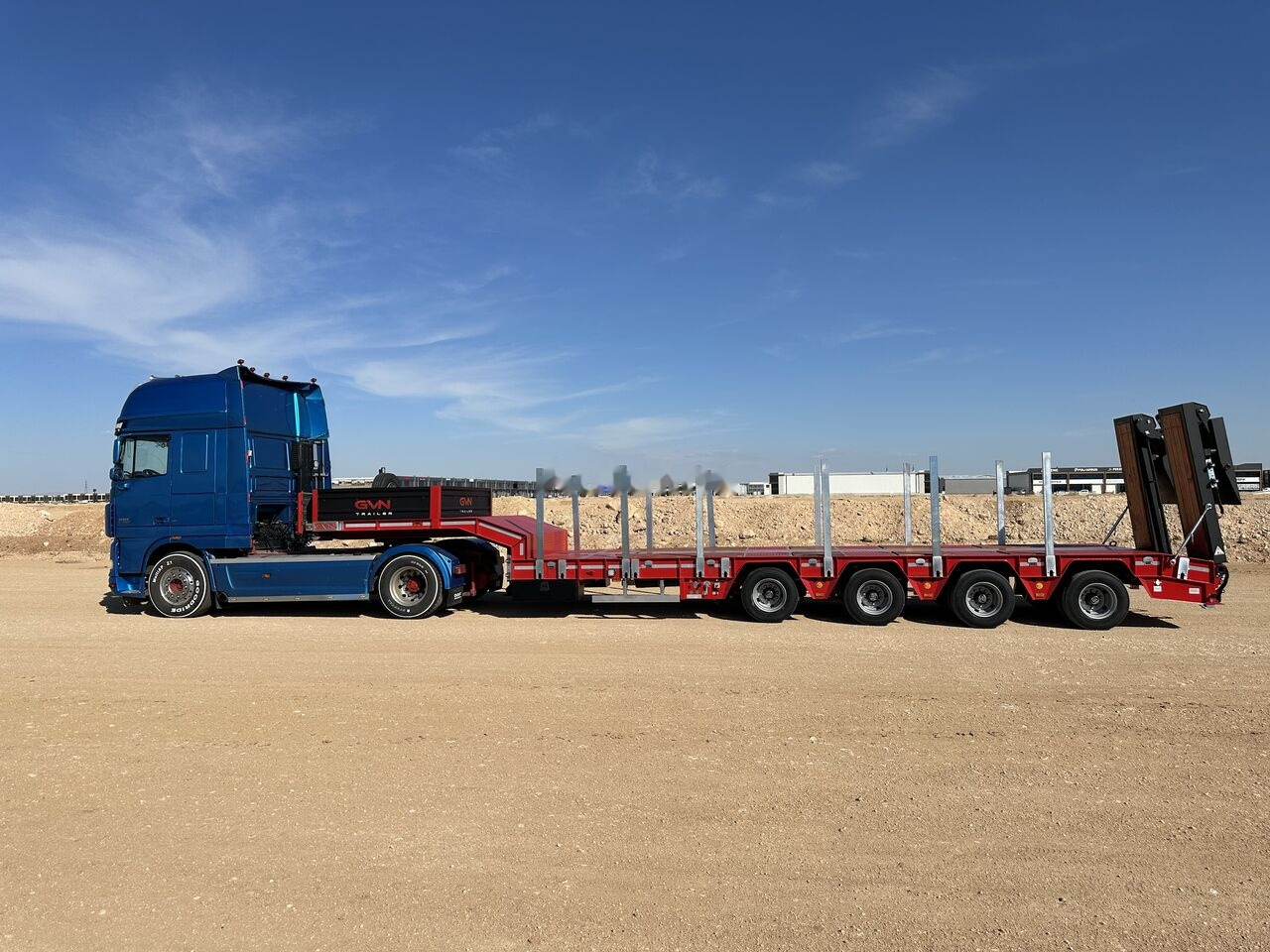 GVN Trailer 4 AXLE EXTENDABLE LOWBED - Semi-remorque surbaissé: photos 2 GVN Trailer 4 AXLE EXTENDABLE LOWBED - Semi-remorque surbaissé: photos 2
