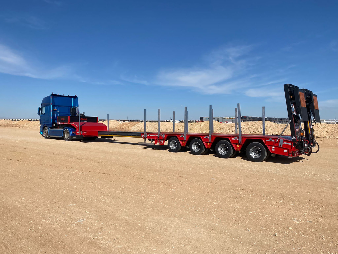 GVN Trailer 4 AXLE EXTENDABLE LOWBED - Semi-remorque surbaissé: photos 3 GVN Trailer 4 AXLE EXTENDABLE LOWBED - Semi-remorque surbaissé: photos 3