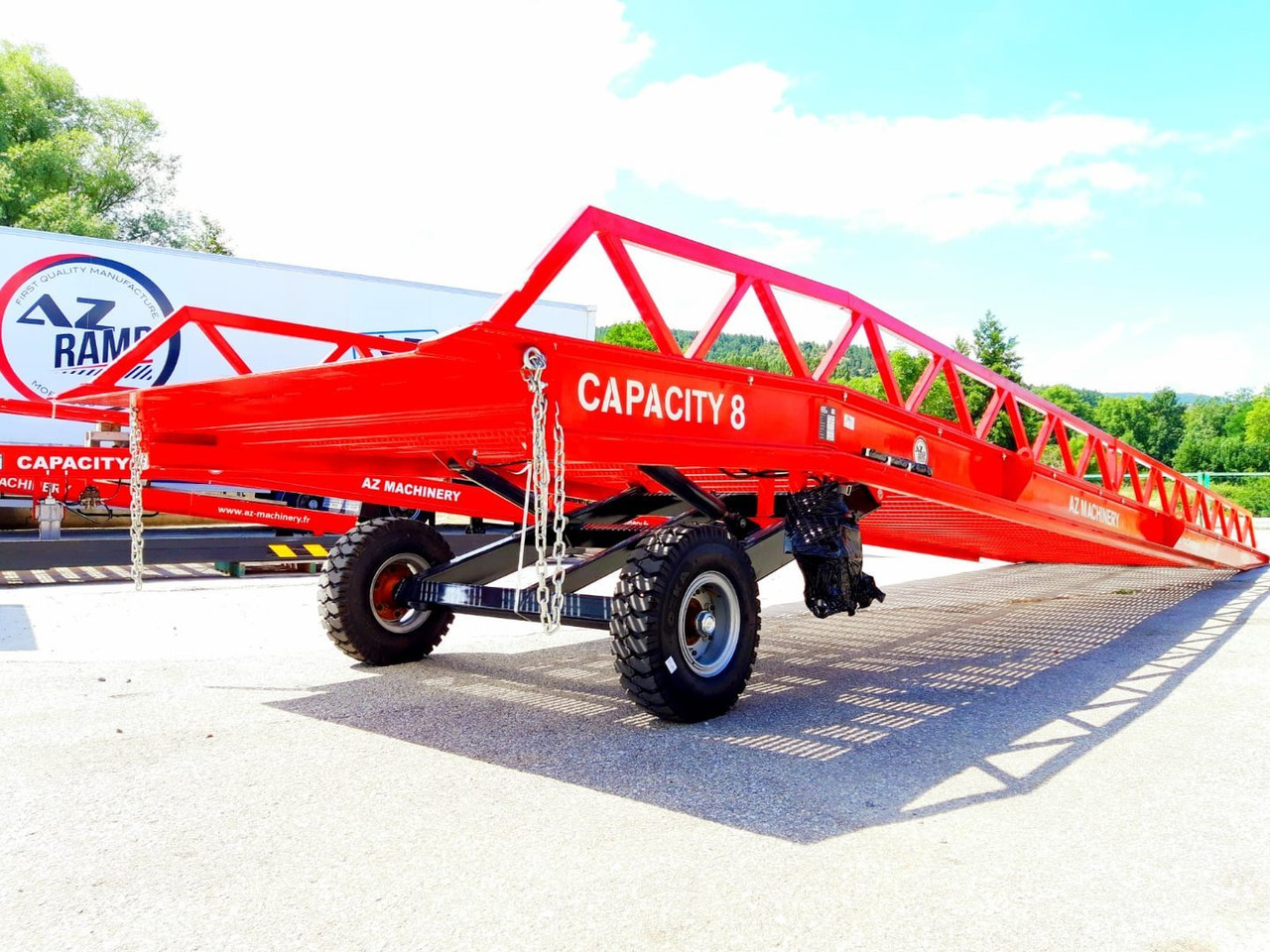 Rampe de chargement neuf AZ RAMP-EASY XL-20 . Mobil Loading Ramp  WIDE With Level Off, 20 t Capacity: photos 7