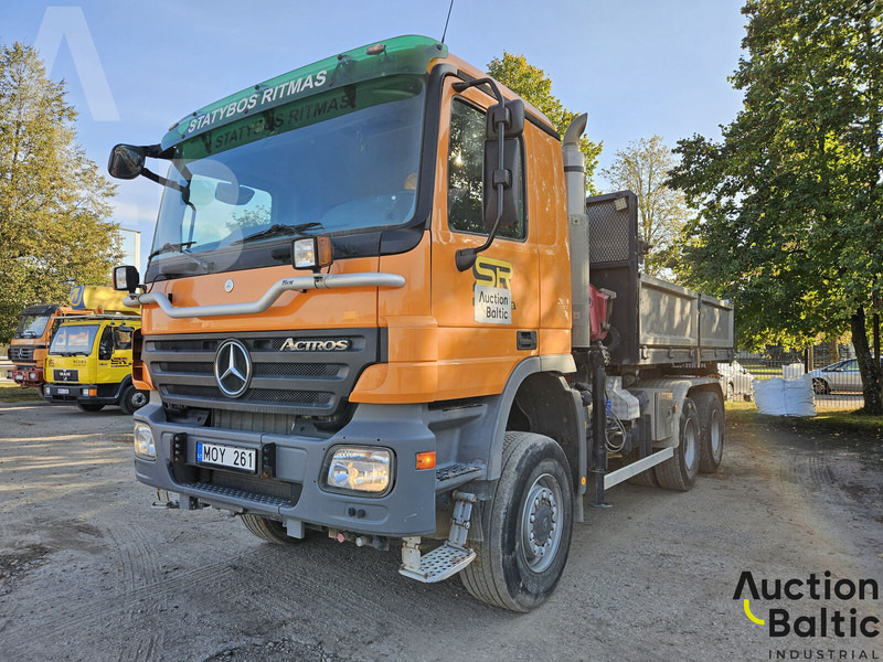 Mercedes-Benz Actros 1844 - Camion benne, Camion grue: photos 2 Mercedes-Benz Actros 1844 - Camion benne, Camion grue: photos 2