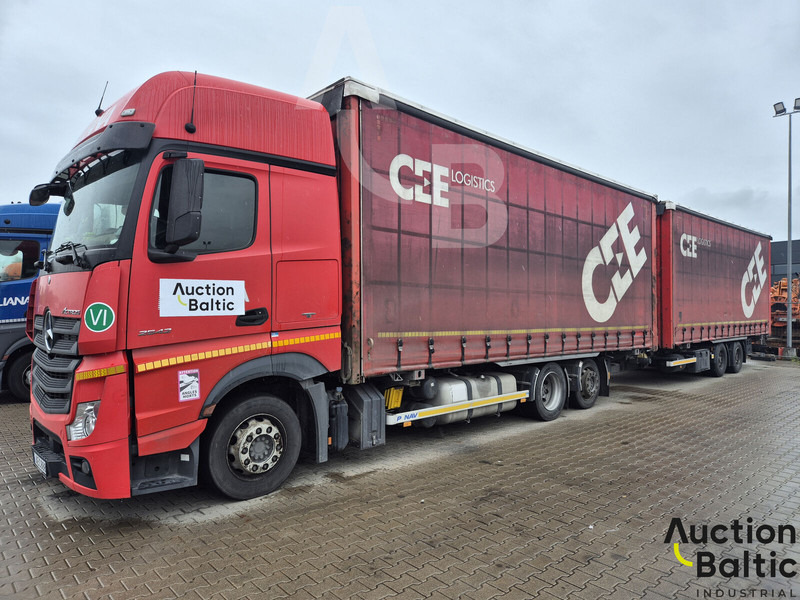 Mercedes-Benz Actros 2542 L - Camion à rideaux coulissants: photos 1 Mercedes-Benz Actros 2542 L - Camion à rideaux coulissants: photos 1