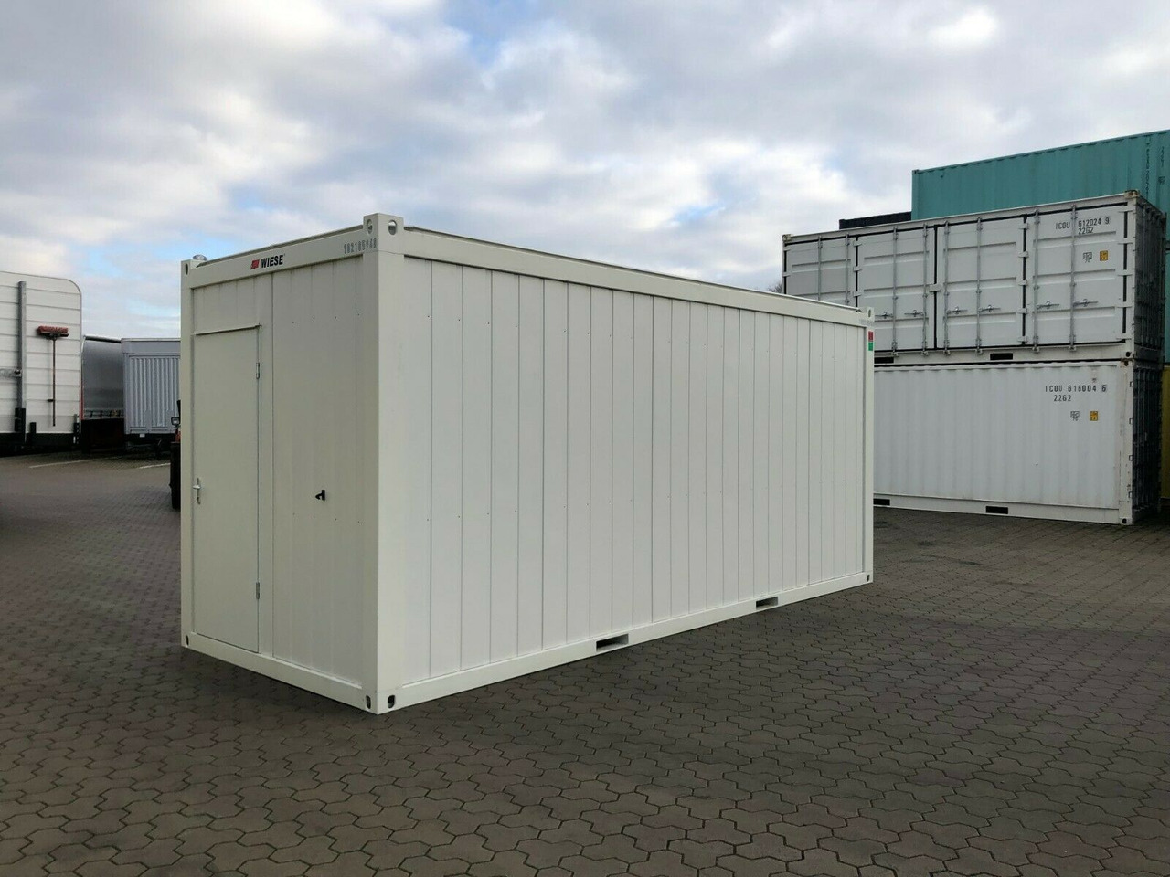 20ft Bürocontainer Wohncont.Mannschaftscontainer - Semi-remorque porte-conteneur/ Caisse mobile: photos 2 20ft Bürocontainer Wohncont.Mannschaftscontainer - Semi-remorque porte-conteneur/ Caisse mobile: photos 2
