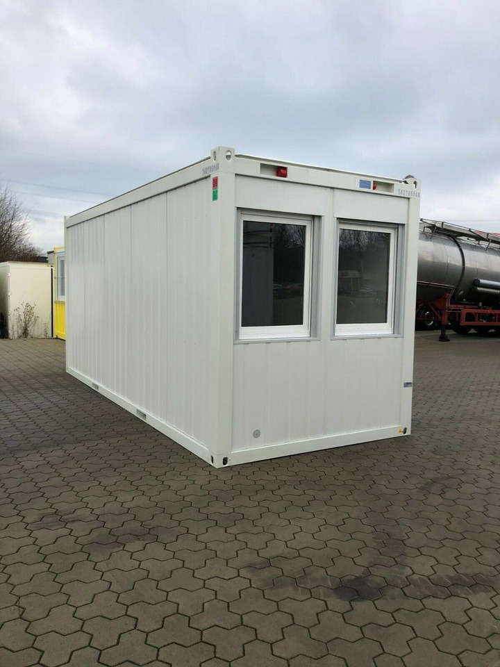20ft Bürocontainer Wohncont.Mannschaftscontainer - Semi-remorque porte-conteneur/ Caisse mobile: photos 1 20ft Bürocontainer Wohncont.Mannschaftscontainer - Semi-remorque porte-conteneur/ Caisse mobile: photos 1