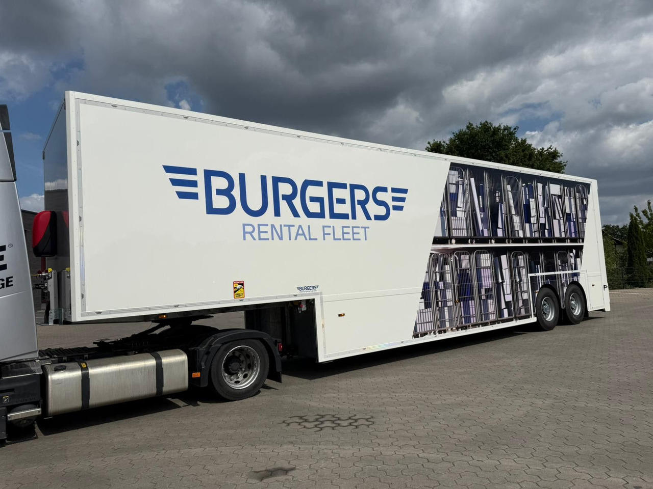 Burgers Doppelstock Trailer 60% mehr Ladefläche - Semi-remorque surbaissé: photos 5 Burgers Doppelstock Trailer 60% mehr Ladefläche - Semi-remorque surbaissé: photos 5