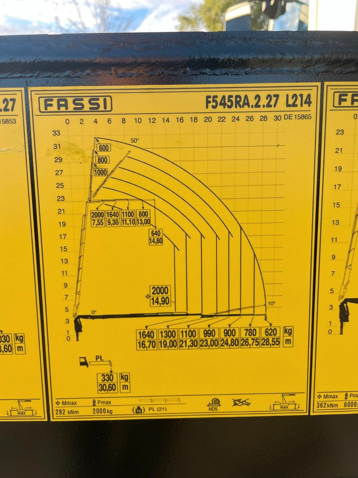 Crédit-bail de  Volvo FMX 500  FASSI Ladekran F545 JIB & Winde Sofort Volvo FMX 500  FASSI Ladekran F545 JIB & Winde Sofort: photos 10