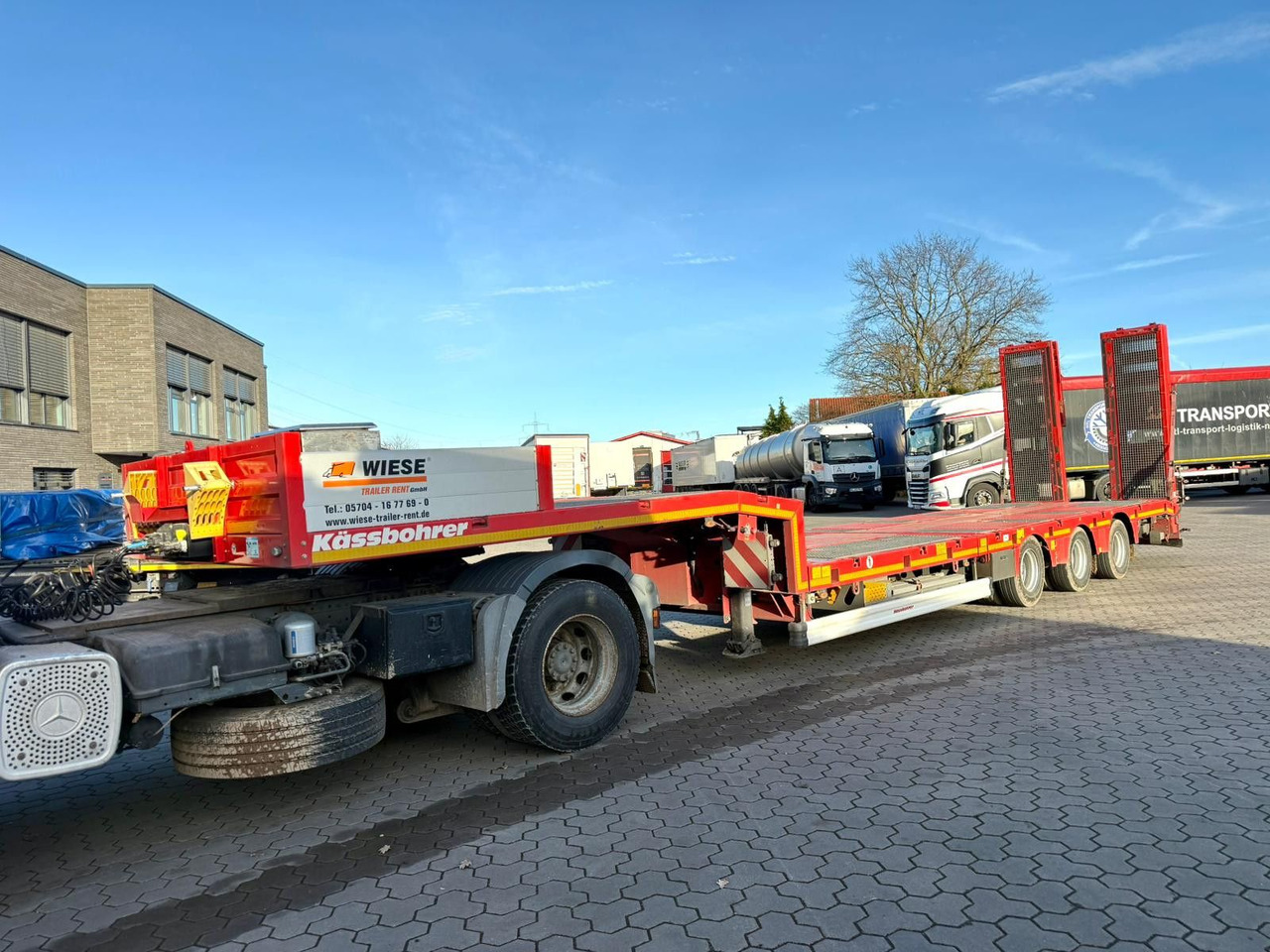 Kässbohrer K.SLA.HS Tieflader teleskopierbar hydr. Hochbett - Semi-remorque surbaissé: photos 3 Kässbohrer K.SLA.HS Tieflader teleskopierbar hydr. Hochbett - Semi-remorque surbaissé: photos 3