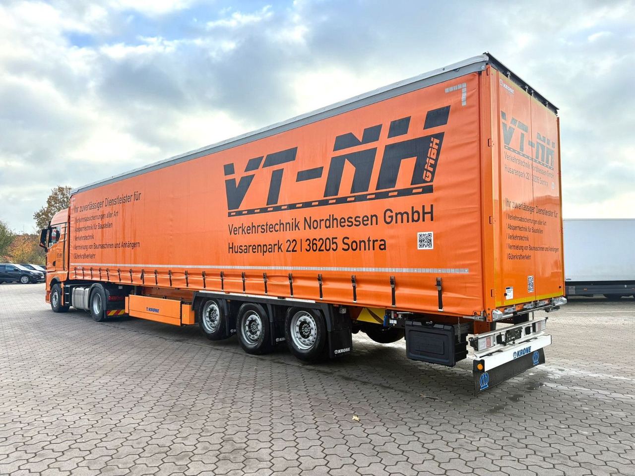 Krone Schiebeplanen Auflieger Wie Neu Code XL - Semi-remorque rideaux coulissants: photos 5 Krone Schiebeplanen Auflieger Wie Neu Code XL - Semi-remorque rideaux coulissants: photos 5