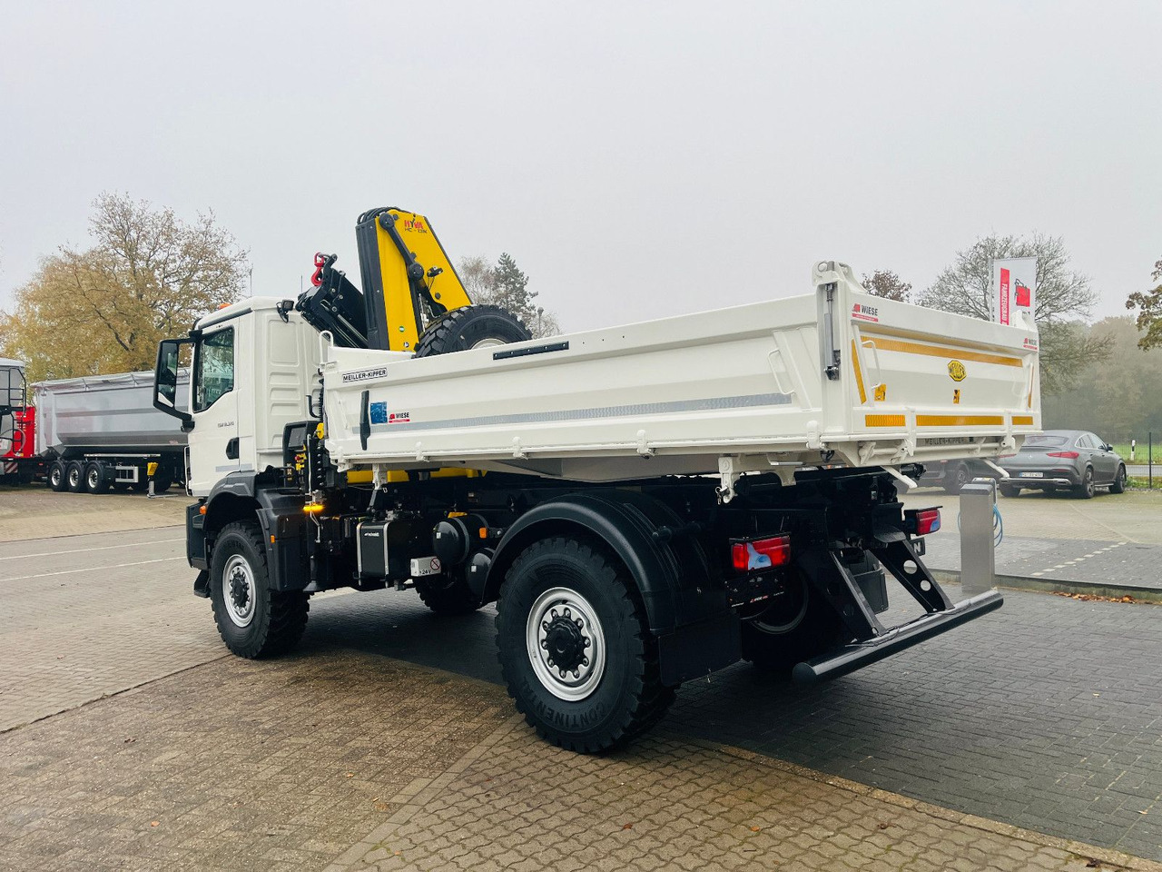 MAN TGM 18.320 4x4 BB Kipper Kran 131 Single Winter - Camion grue: photos 4 MAN TGM 18.320 4x4 BB Kipper Kran 131 Single Winter - Camion grue: photos 4