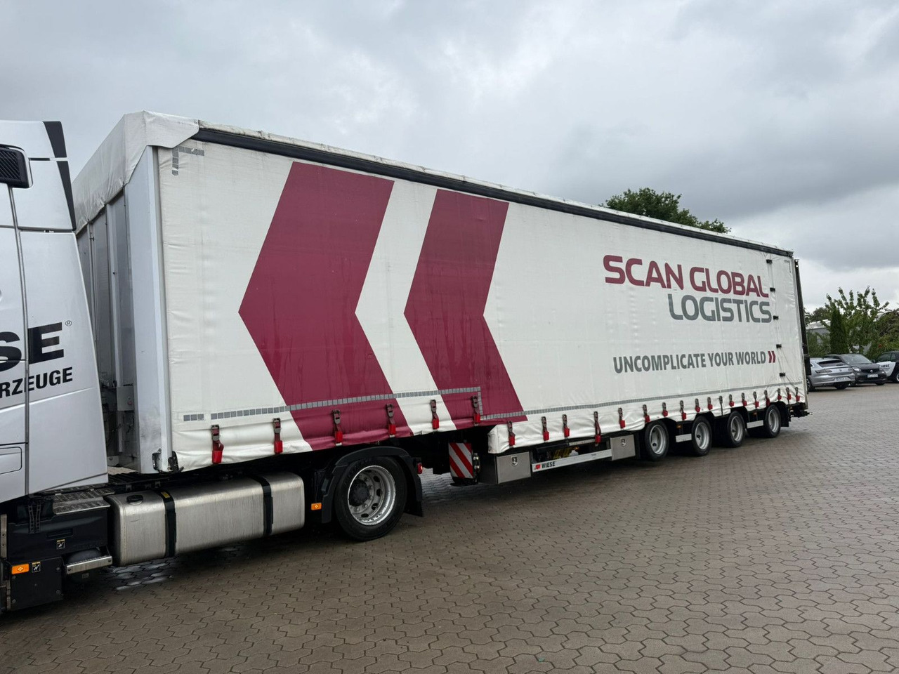 Wiese 4-Achs Mega Gabelstaplertransporter Rampe - Semi-remorque surbaissé: photos 3 Wiese 4-Achs Mega Gabelstaplertransporter Rampe - Semi-remorque surbaissé: photos 3