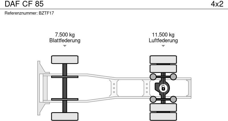 Tracteur routier DAF CF 85: photos 19 Tracteur routier DAF CF 85: photos 19