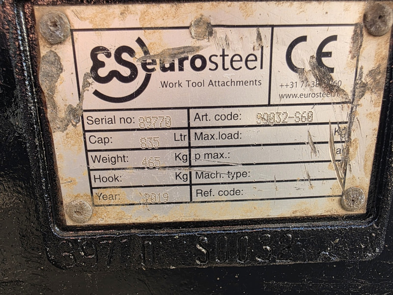 S60 slotenbak brede bak eurosteel s60 s 60 slotenbak - Godet pour Engins de chantier: photos 5 S60 slotenbak brede bak eurosteel s60 s 60 slotenbak - Godet pour Engins de chantier: photos 5